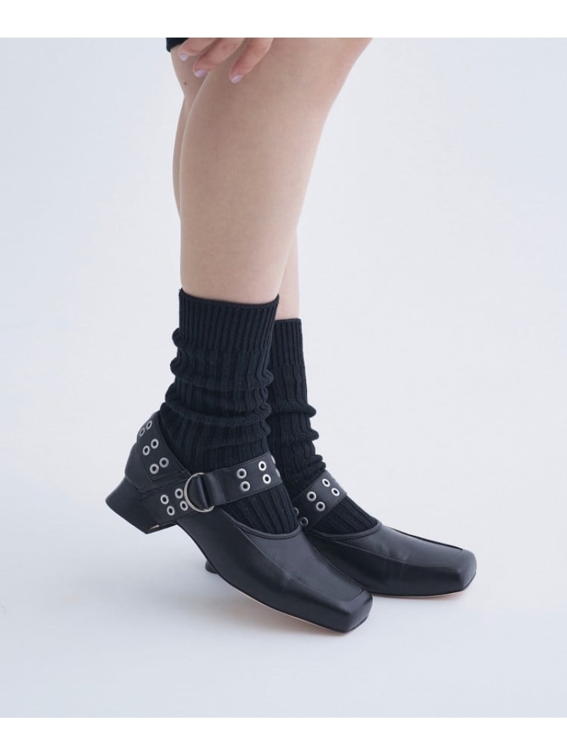 ALM.｜JEWELER LEATHER PUMPS CODE A コードエー シューズ・靴 パンプス ブラック【先行予約】*【送料無料】[ Fashion]｜WORLD ONLINE STORE店