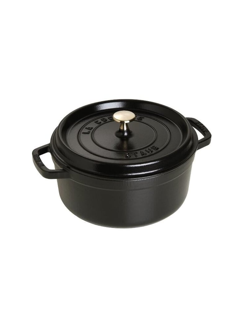 ピコ・ココットラウンド 20cm BK ＜staub ストウブ＞ 212 KITCHEN STORE トゥーワントゥーキッチンストア 食器・調理器具・キッチン用品 その他の食器・調理器具・キッチン用品 ブラック【送料無料】[ Fashion]