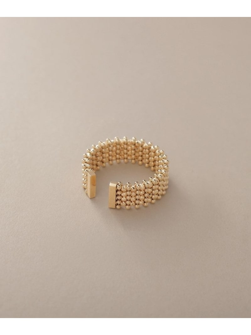 K18ハニーカットボールオープン リング太 COCOSHNIK ココシュニック アクセサリー・腕時計 リング・指輪 イエロー【送料無料】[ Fashion]