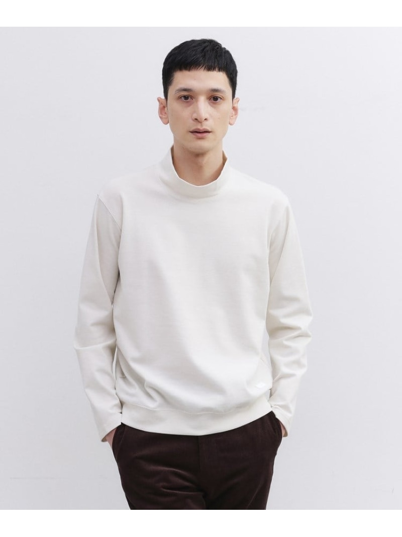 【SALE／45%OFF】【Sサイズ~】ウォーム ミラノリブ オフネック プルオーバー TAKEO KIKUCHI タケオキクチ トップス カットソー・Tシャツ ネイビー ホワイト【RBA_E】【送料無料】[ Fashion]