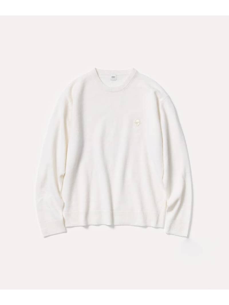 【SALE／30%OFF】【Air Palette Knit】ワンポイント カラーニット プルオーバー TAKEO KIKUCHI タケオキクチ トップス ニット ネイビー ホワイト ブルー オレンジ イエロー【RBA_E】【送料無料】[ Fashion]