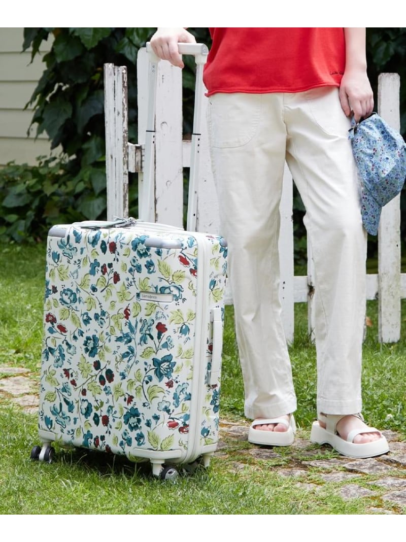 【SALE／5%OFF】【STORY・InRed掲げる!LAURA ASHLEY* Samsonite】ロサ サンクタ柄 旅行バッグ LAURA ASHLEY HOME ローラ アシュレイ 御徒面子 余分の物の御徒面子 白いこと【RBA_E】【貨物輸送無料】[ Fashion]