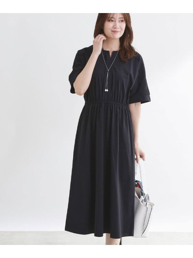 【SALE／30%OFF】【UVカット/接触冷感】ドルマン袖ジャージワンピース Reflect リフレクト ワンピース・ドレス その他のワンピース・ドレス ブラック ブルー【RBA_E】【送料無料】[ Fashion]｜WORLD ONLINE STORE店