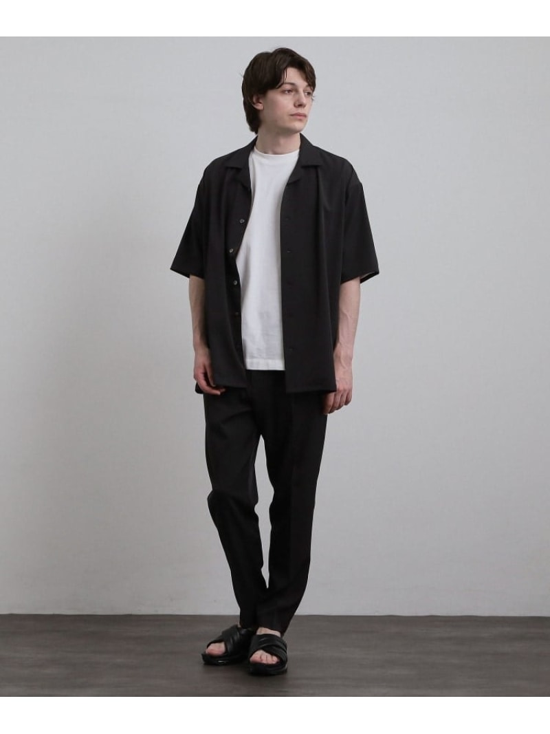 【SALE／20%OFF】【暑い夏に最適!】ルーズトロミシャツセットアップ/上下2点セット/接触冷感/ストレッチ/洗える/オープンカラーシャツ/ワイドテーパードパンツ tk.TAKEO KIKUCHI ティーケータケオキクチ スーツ・フォーマル セットア【RBA_E】【送料無料】[ Fashion]｜WORLD ONLINE STORE店