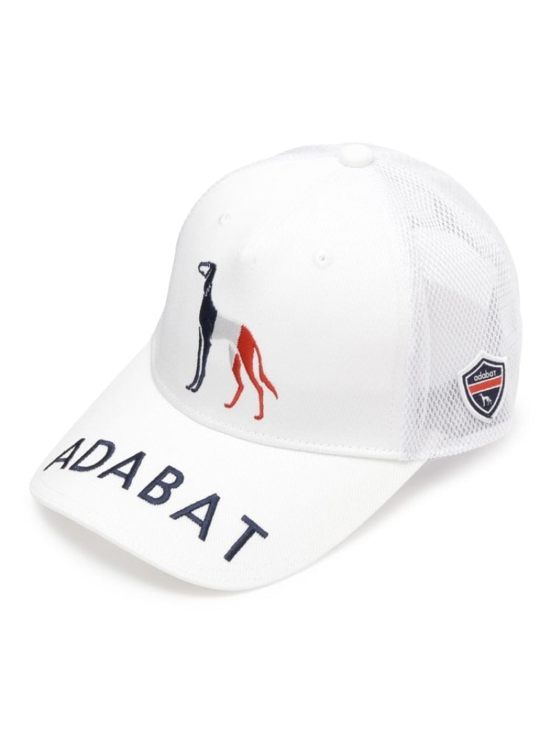 【SALE／20%OFF】【新レーベル ADABAT NAVY】トリコトールサルーキキャップ adabat アダバット 帽子 キャップ ネイビー ホワイト【RBA_E】【送料無料】[ Fashion]