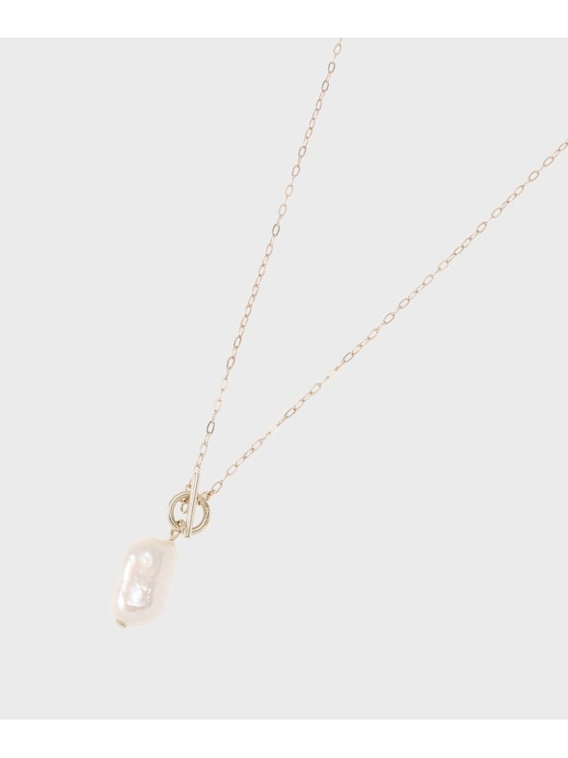 K10バロック淡水パール マンテルネックレス COCOSHNIK ココシュニック アクセサリー・腕時計 ネックレス イエロー【送料無料】[ Fashion]｜WORLD ONLINE STORE店
