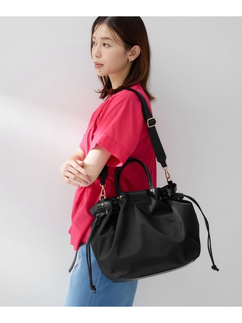2WAYドロストトート UNTITLED アンタイトル バッグ トートバッグ ブラウン グレー ブラック【送料無料】[ Fashion]