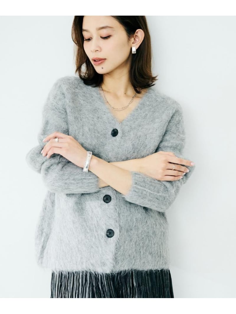【SALE／60%OFF】【ゆったり】アルパカ混シャギー カーディガン UNTITLED アンタイトル トップス カーディガン パープル グレー ブルー【RBA_E】【送料無料】[ Fashion]｜WORLD ONLINE STORE店