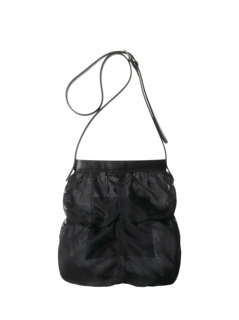 【SALE／20%OFF】FABRE(毛革ブル)ショルダーバッグ HIROKO HAYASHI ヒロコ ハヤシ 御徒面子 ショルダーバッグ 黒いこと 白いこと【RBA_E】【貨物輸送無料】[ Fashion]