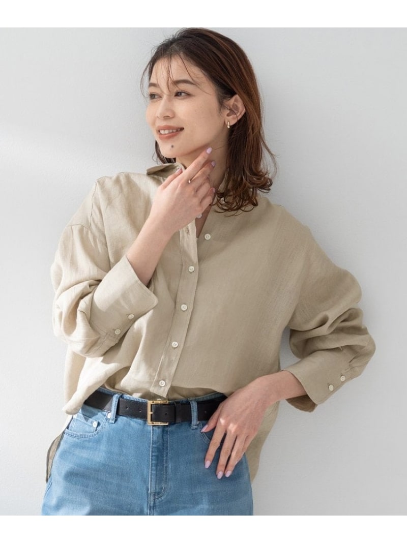 【Audrey and John Wad】別注/ワイドシャツ UNTITLED アンタイトル トップス シャツ・ブラウス ネイビー グレー【送料無料】[ Fashion]
