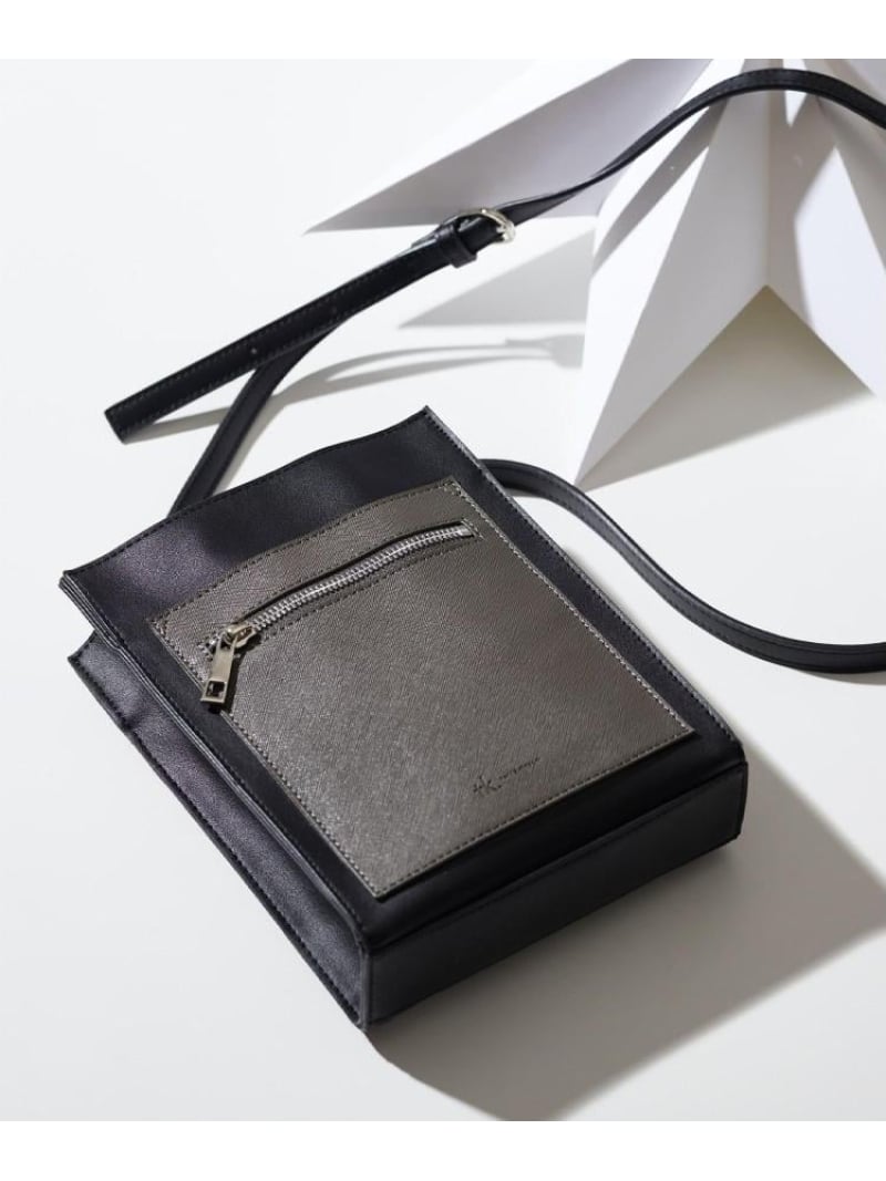 【SALE／15%OFF】フロントポケットミニショルダーバッグ tk.TAKEO KIKUCHI ティーケータケオキクチ バッグ ショルダーバッグ ブラック【RBA_E】【送料無料】[ Fashion]