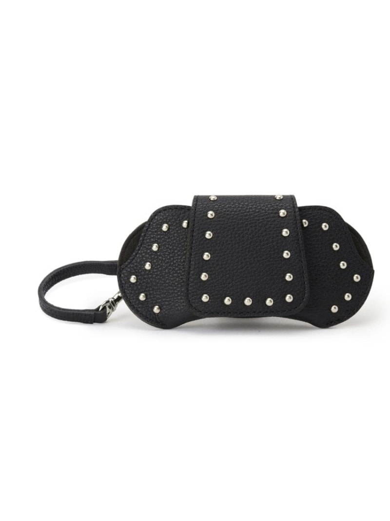 Eyewear case with Studs(アイウェアケース with ストラップ スタッズ) TOFF&LOADSTONE トフアンドロードストーン バッグ その他のバッグ ブラック【送料無料】[ Fashion] 10,296円