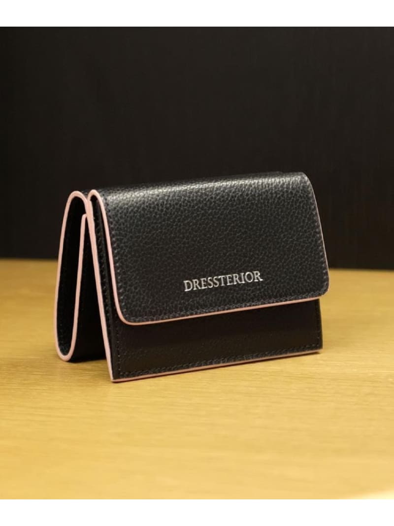 バイカラーコンパクトウォレット DRESSTERIOR ドレステリア 財布・ポーチ・ケース 財布 ブラック ブルー グレー【送料無料】[ Fashion]