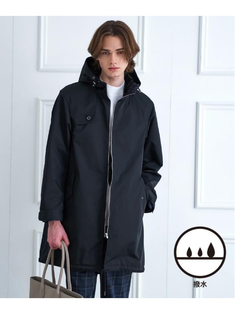 【SALE／40%OFF】【撥H材】レインプルーフ フーデッド厚地の外套 DRESSTERIOR 御召しものテリア ジャケット・アウター 余分の物のジャケット・アウター 黒いこと ベージュ【RBA_E】【貨物輸送無料】[ Fashion]