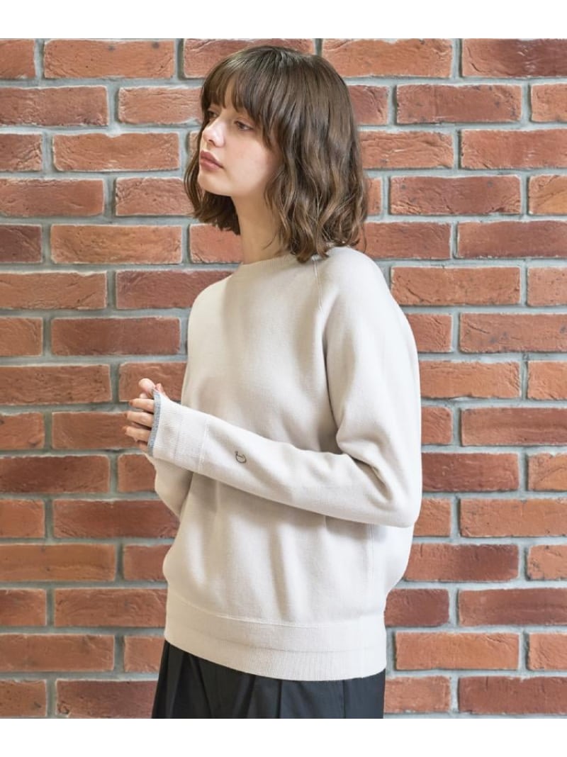 ウォッシャブルコットンカシミヤ混配色ニット DRESSTERIOR ドレステリア トップス ニット グレー ブラック ホワイト レッド ピンク【先行予約】*【送料無料】[ Fashion]｜WORLD ONLINE STORE店
