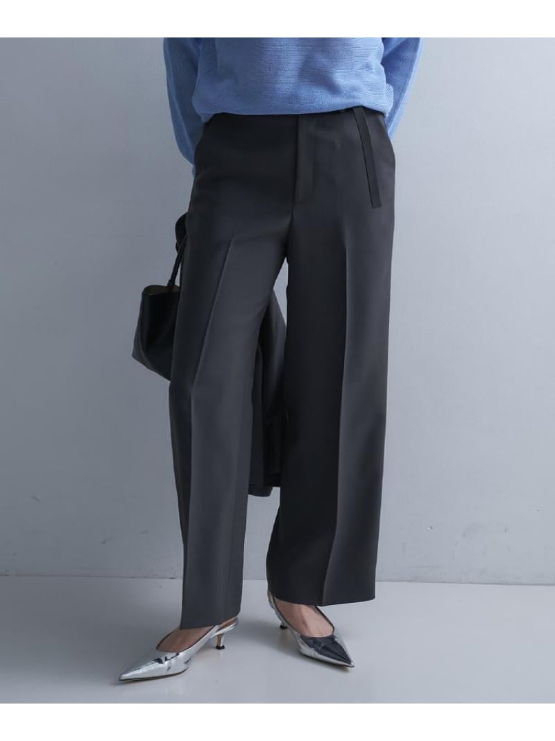 【新色追加/接触冷感/セットアップ可】エアリー ワイドパンツ UNTITLED アンタイトル パンツ その他のパンツ グレー ネイビー ピンク ブラウン ベージュ【送料無料】[ Fashion]｜WORLD ONLINE STORE店