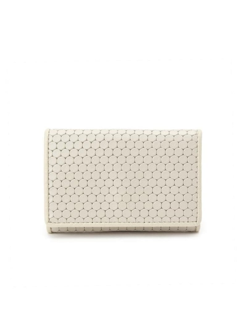 CARDINALE(カルディナーレ)蓋付名刺入れ HIROKO HAYASHI ヒロコ ハヤシ 財布・ポーチ・ケース その他の財布・ポーチ・ケース ブラック グレー ホワイト【送料無料】[ Fashion]