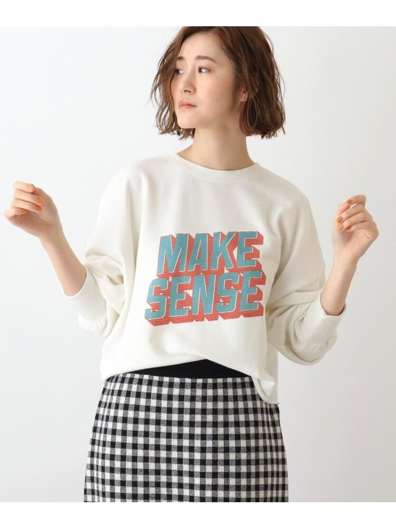 EDWIN別注 ヴィンテージロゴ裏毛プルオーバー grove グローブ トップス スウェット・トレーナー ホワイト ブラック イエロー【送料無料】[ Fashion]