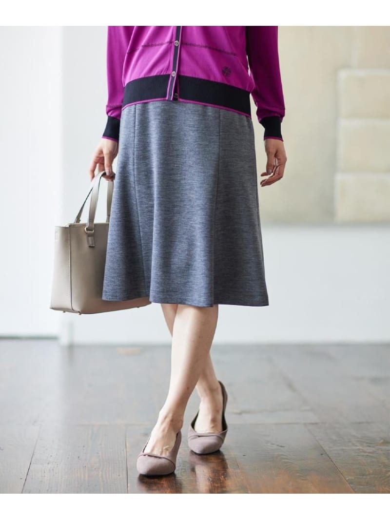 【SALE／30%OFF】【SS-4Lサイズ】匠ソフトフレアスカート Reflect リフレクト スカート ロング・マキシスカート ブラック ネイビー グレー【RBA_E】【送料無料】[ Fashion]｜WORLD ONLINE STORE店
