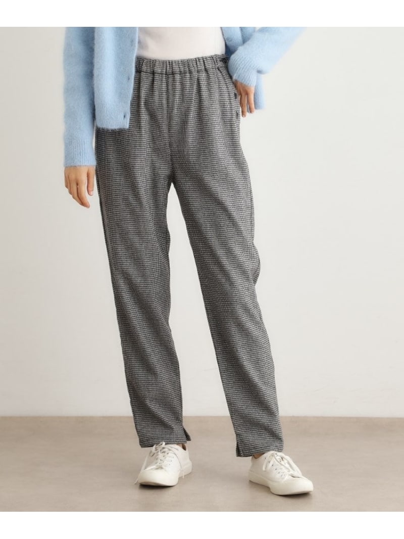 【SALE／30%OFF】【日本製】カシミヤ混ストレッチパンツ LAURA ASHLEY HOME ローラ アシュレイ パンツ その他のパンツ ブラック ブルー【RBA_E】【送料無料】[ Fashion]｜WORLD ONLINE STORE店
