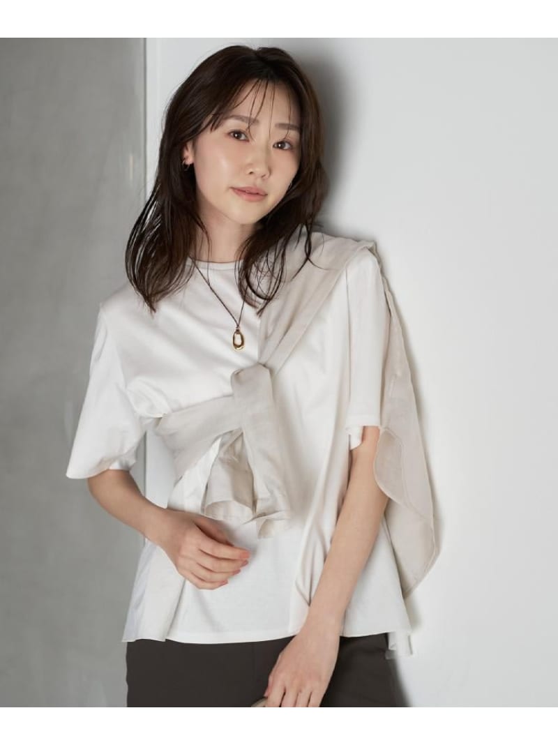 【SALE／10%OFF】【洗える/ティーシャツ】異原料品縛ティーシャツ UNTITLED アンかた書き トップス カットソー・ティーシャツ 黒いこと 白いこと 青碧【RBA_E】【貨物輸送無料】[ Fashion]
