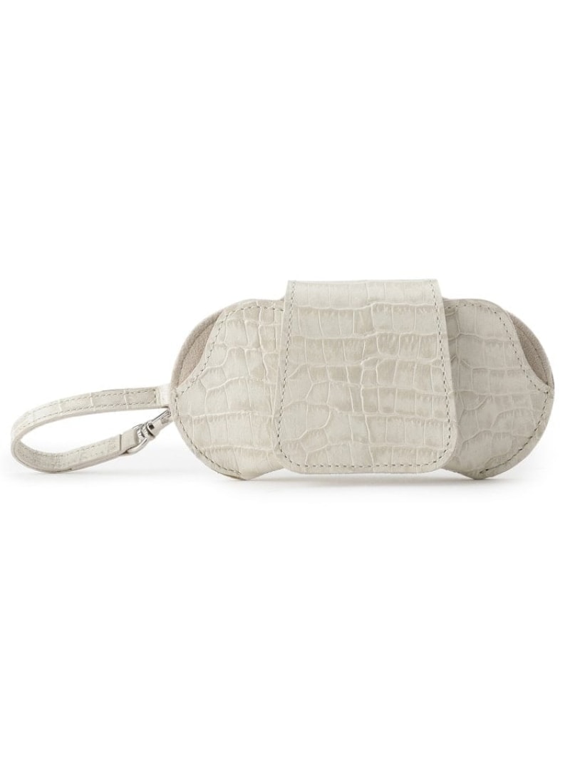 Eyewear case with strap croco(アイウェアケース with ストラップ クロコ) TOFF&LOADSTONE トフアンドロードストーン バッグ その他のバッグ ホワイト【送料無料】[ Fashion] 10,296円