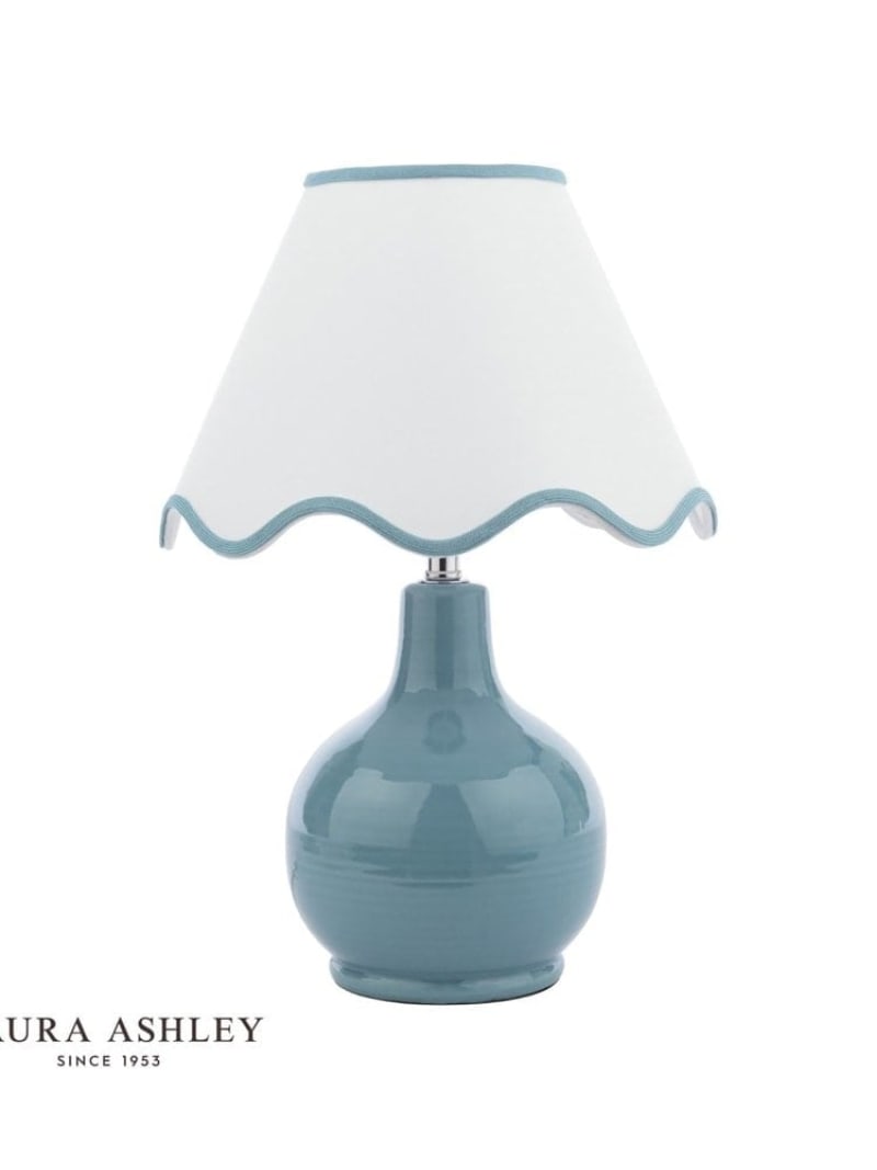 黒人 テーブルスタンドランプ LAURA ASHLEY HOME ローラ アシュレイ 御徒面子 余分の物の御徒面子 赤いこと 青み【貨物輸送無料】[ Fashion]