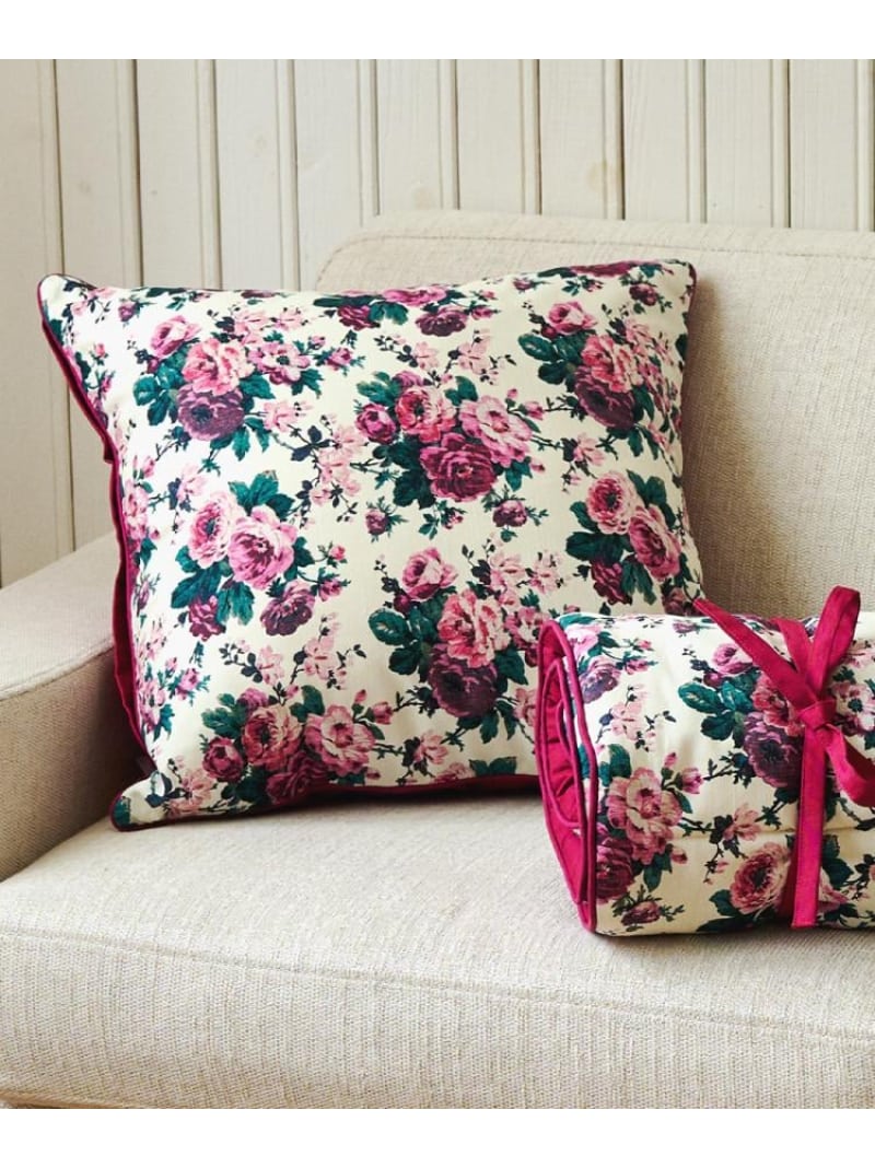 エレンボロー ローズ柄 クッション LAURA ASHLEY HOME ローラ アシュレイ インテリア・生活雑貨 その他のインテリア・生活雑貨【送料無料】[ Fashion]｜WORLD ONLINE STORE店