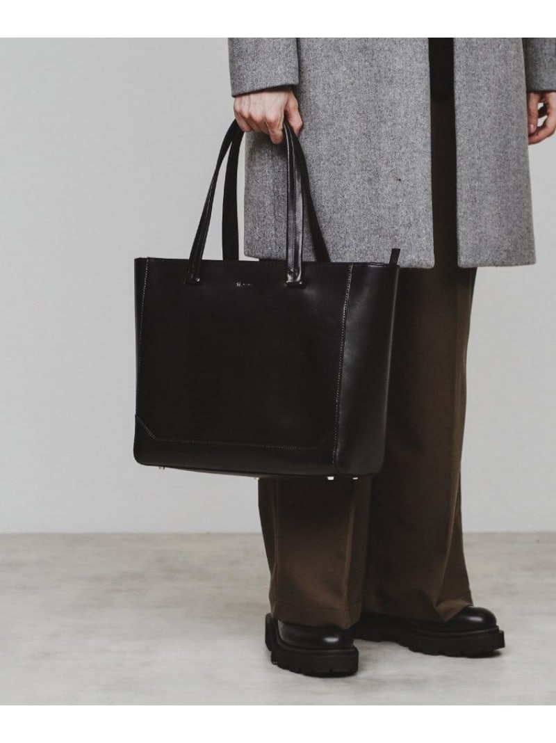 Refined Leather トートバッグ/ビジネス/A4収納可/ONOFF兼用 tk.TAKEO KIKUCHI ティーケータケオキクチ バッグ トートバッグ ブラック ブラウン【送料無料】[ Fashion]｜WORLD ONLINE STORE店