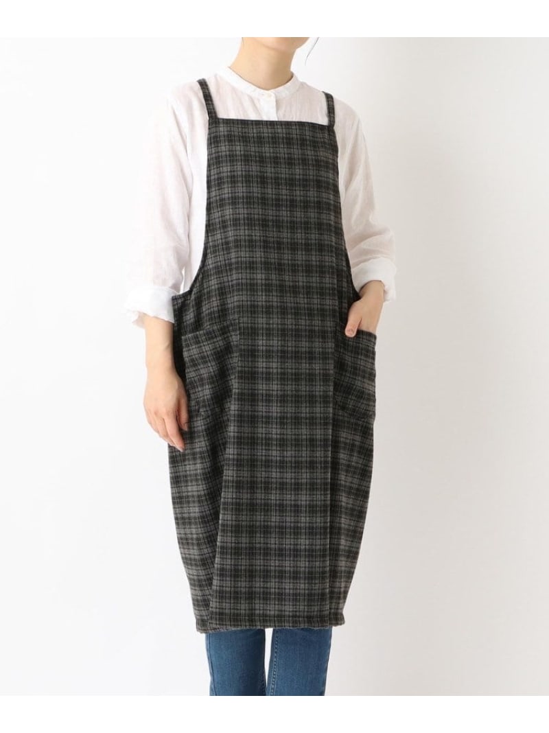 【楽天市場】起毛チェックエプロン BK 212 KITCHEN STORE トゥーワントゥーキッチンストア 食器・調理器具・キッチン用品 その ...