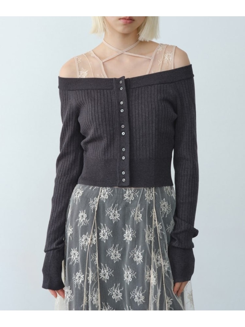【SALE／30%OFF】short cardigan CODE A コードエー トップス カーディガン グレー ホワイト イエロー【RBA_E】【送料無料】[ Fashion]｜WORLD ONLINE STORE店