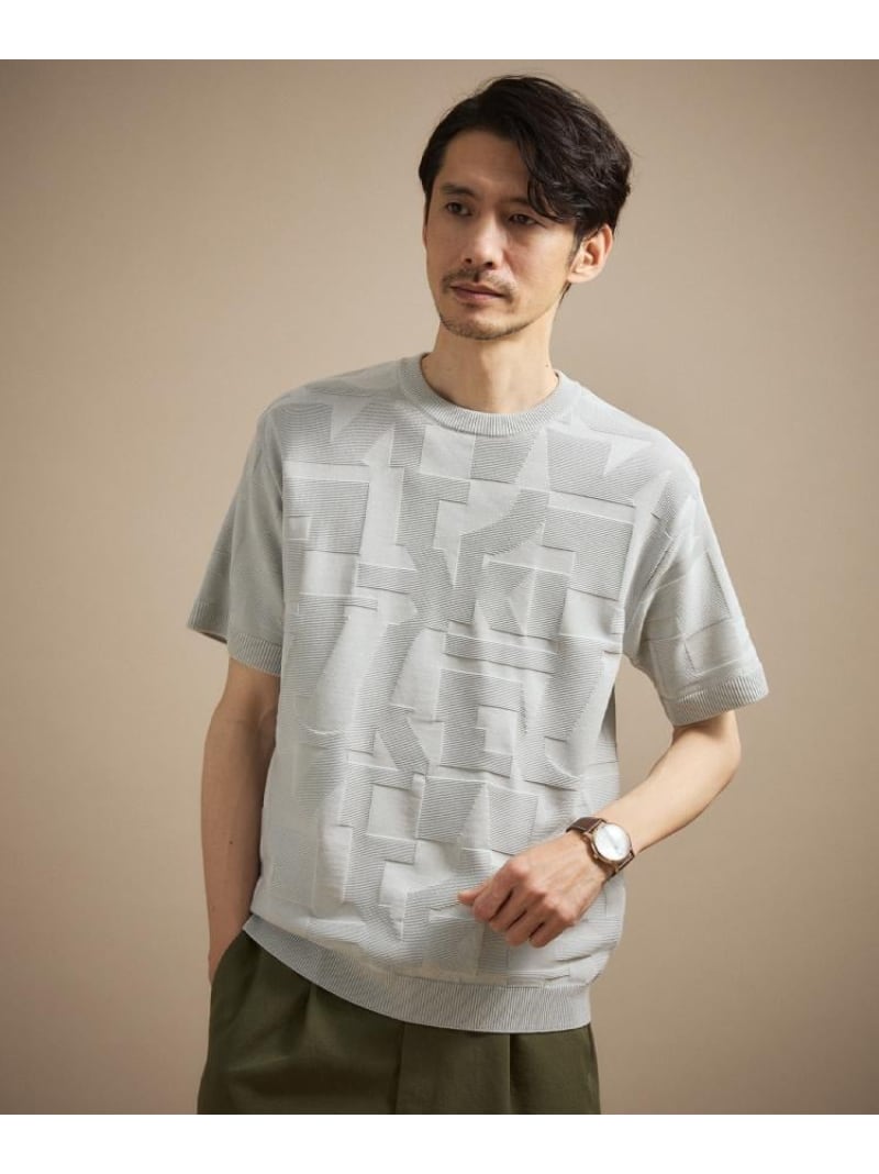【SALE／40%OFF】【徳島ニット】ニットTシャツ TAKEO KIKUCHI タケオキクチ トップス ニット グリーン ブラウン ブラック【RBA_E】【送料無料】[ Fashion]｜WORLD ONLINE STORE店