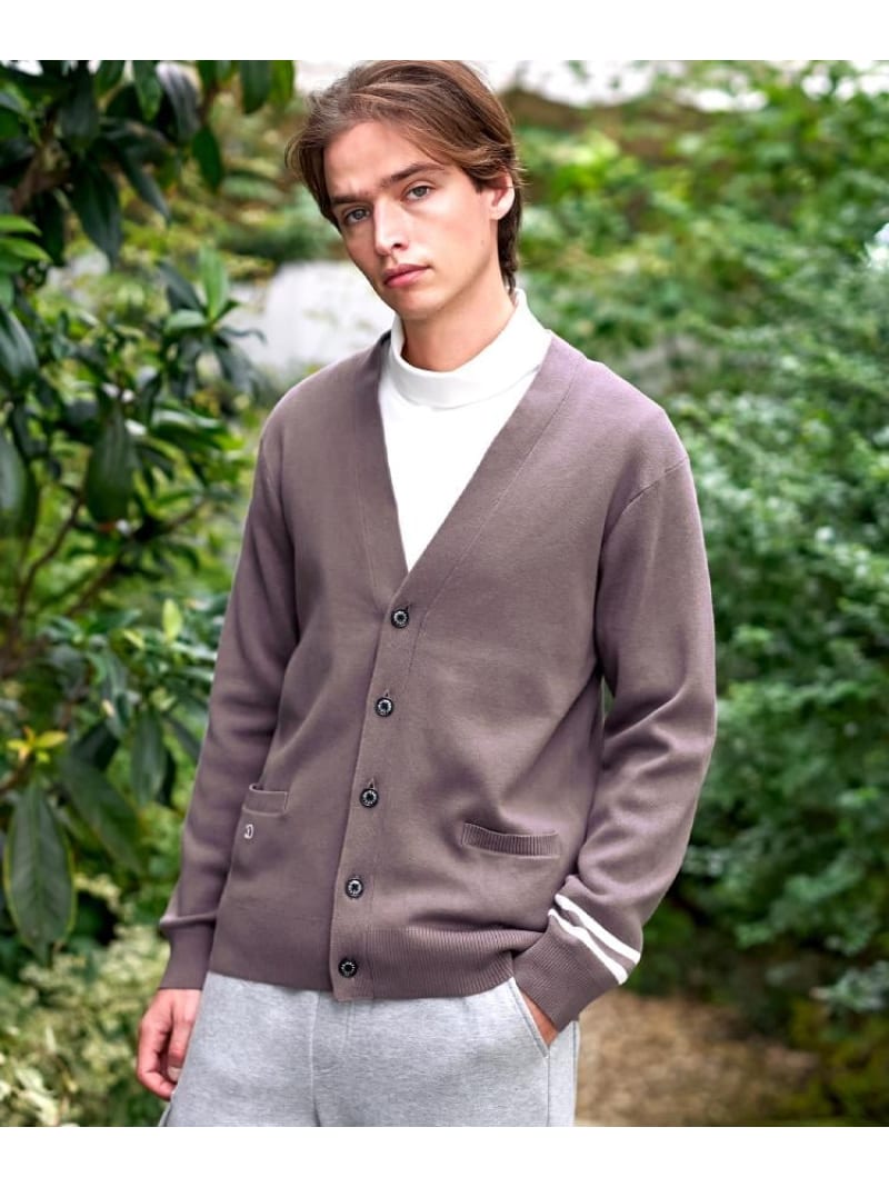 【SALE／10%OFF】ウォッシャブル コットンカシミヤスムースカーディガン DRESSTERIOR ドレステリア トップス カーディガン ブルー【RBA_E】【送料無料】[ Fashion]