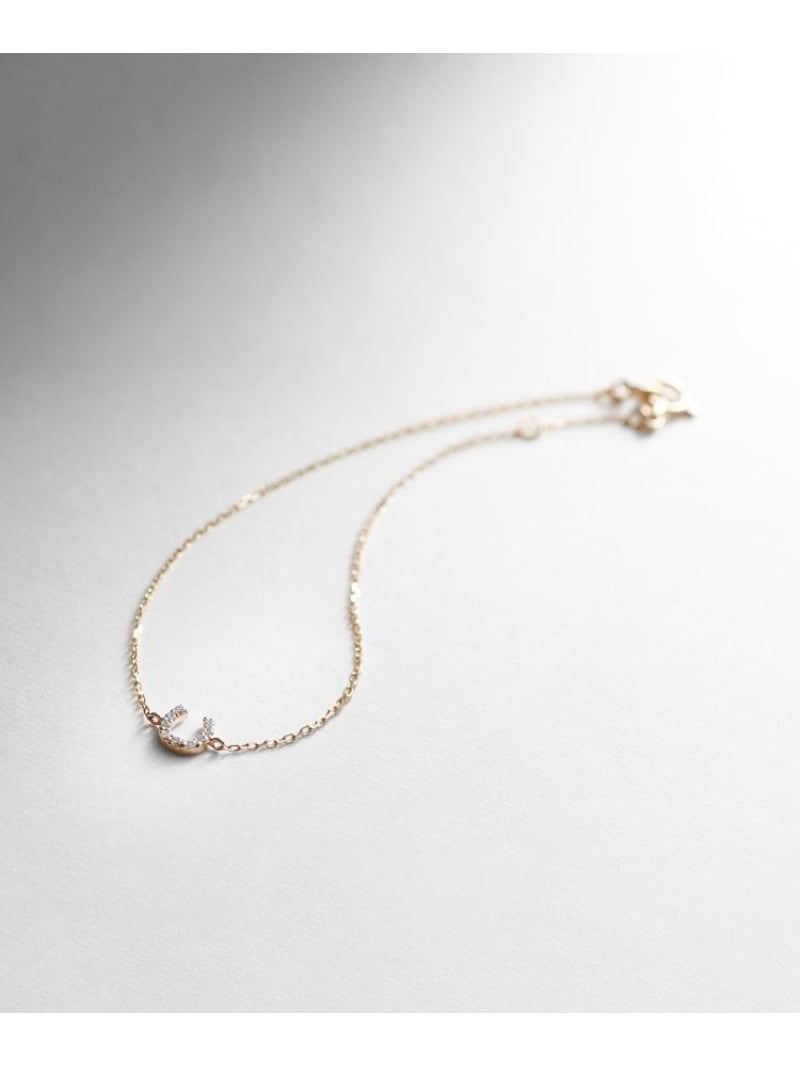 K10ダイヤモンド馬蹄モチーフ ブレスレット COCOSHNIK ココシュニック アクセサリー・腕時計 ブレスレット・バングル イエロー【送料無料】[ Fashion]｜WORLD ONLINE STORE店
