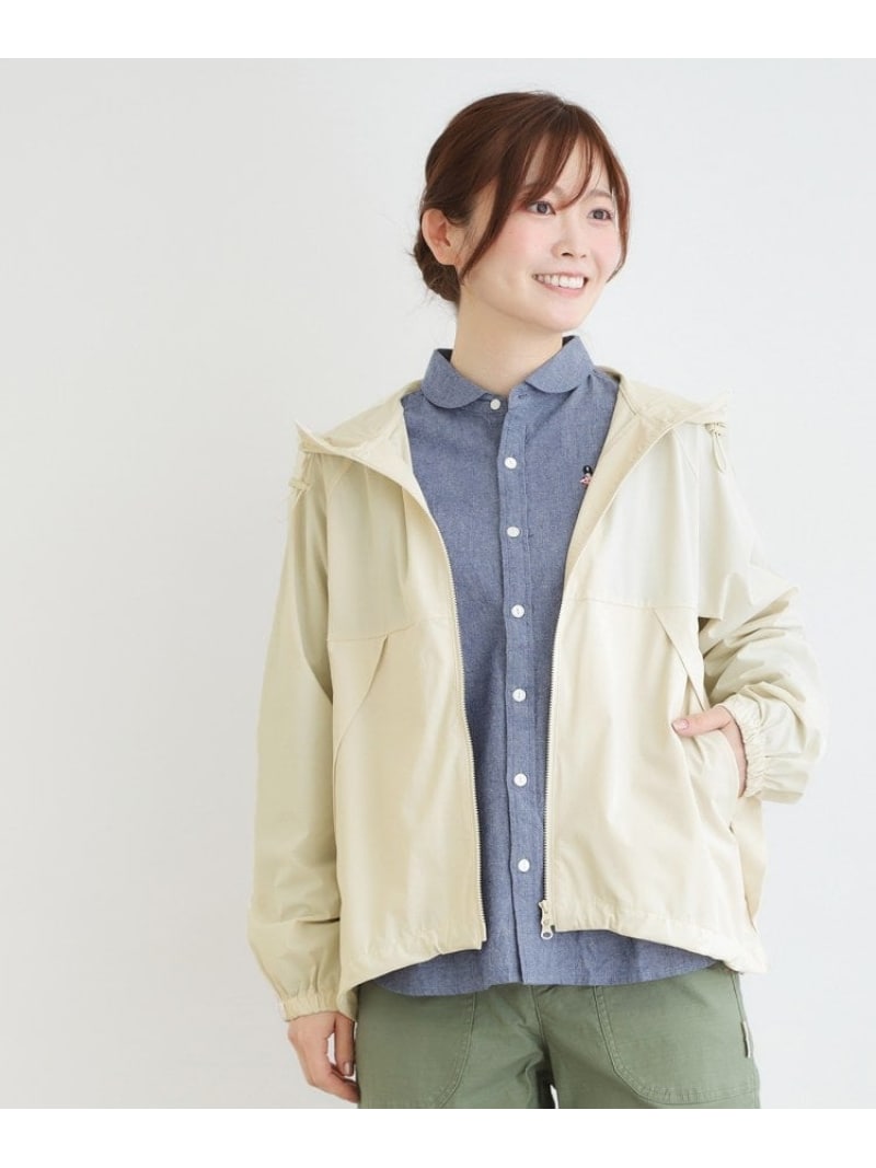 【UVカット/接触冷感/ワンマイルウエア】ジップアップフーディー LAURA ASHLEY HOME ローラ アシュレイ ジャケット・アウター ブルゾン・ジャンパー ブルー ホワイト【送料無料】[ Fashion]