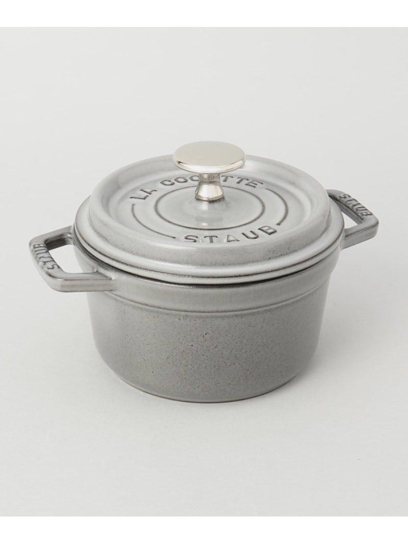 ピコ・ココット 14珊 GY ＜Staub ストウブ ＞ 212 KITCHEN STORE トゥーワントゥーキッチンストア 食器・膳立て物の具・勝手もと装置 余分の物の食器・膳立て物の具・勝手もと装置【貨物輸送無料】[ Fashion]
