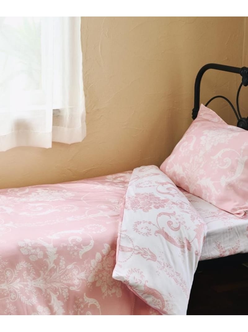 【SALE／5%OFF】【シングル】ジョゼッテ/ペールシクラメン柄 デュベカバー LAURA ASHLEY HOME ローラ アシュレイ 室内装飾・遣って行く雑貨 余分の物の室内装飾・遣って行く雑貨 サクラ色【RBA_E】【貨物輸送無料】[ Fashion]