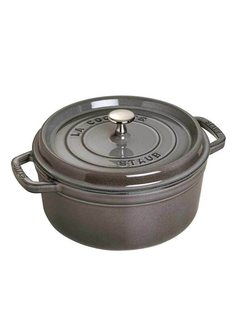 ピコ・ココットラウンド 20cm GY ＜staub ストウブ＞ 212 KITCHEN STORE トゥーワントゥーキッチンストア 食器・調理器具・キッチン用品 その他の食器・調理器具・キッチン用品 レッド【送料無料】[ Fashion]