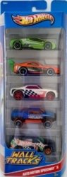 ホットウィール Wall Tracks Auto Motion Speedway 5-パック 131116fnp
