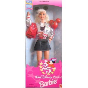 Barbie 1996 Special Edition Walt Disney World - Exclusive 25th Anniversary Disney Barbie with T-Sh|ワールドセレクトショップ