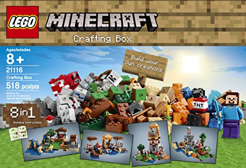 送料無料 Lego レゴ マインクラフト Minecraft Crafting Box ワールドセレクトショップ 値引 Logisticegypt Com
