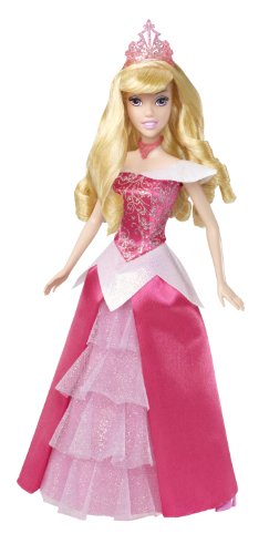 ウォルトディズニー姫御前 キラキラお召しものの姫御前お人形さん オーロラ(T7203) 日本人形・フランス人形-おもちゃ