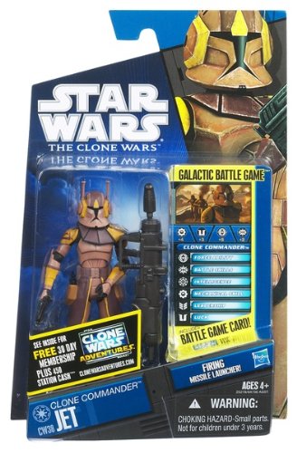 Hasbro スター・ウォーズ クローン・ウォーズ ベーシックフィギュア クローン・コマンダー・ジェット/Sta画像