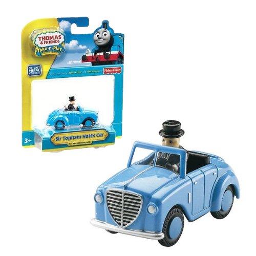 (日本未発売)Fisher Price(Take-N-Play)トミカサイズ トップハム・ハット卿の車Sir Topham Hatt\u0027s Car(R9 乗り物のおもちゃ-車-ミニカー・トイカー