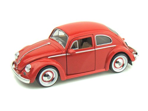ダイキャストカー 1959 フォルクスワーゲン ビートル Baby Moons 赤いこと 1/24 ミニカー・トイカー-車