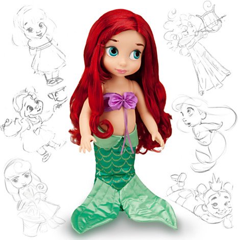 楽天市場 Disney Us 公式 ディズニー アニメーター コレクション ドール アリエル Ariel 人形 フィギュア ワールドセレクトショップ