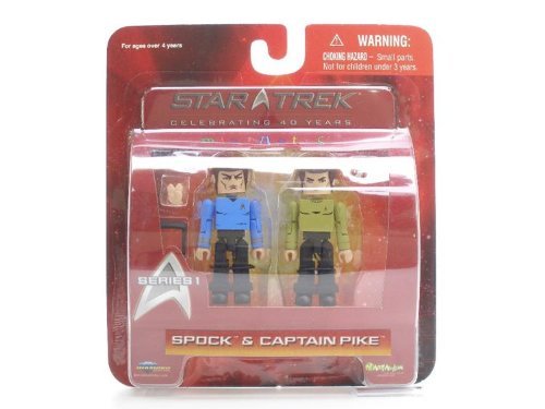 Star Trek スター・トレック The Original Series Diamond Select Toys Minimates Series 1 2-Pack Spock｜ワールドセレクトショップ