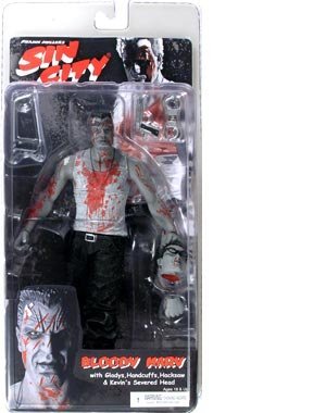 NECA ネカ Sin City Ser 2 Bloody Marv BW (Mickey Rourke) フィギュア ダイキャスト 人形｜ワールドセレクトショップ