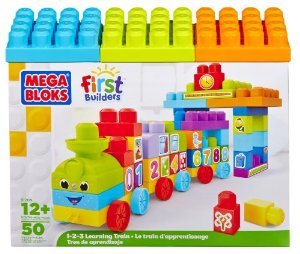 Mega Bloks (メガブロック) First Builders 123 Learning Train ブロック おもちゃ｜ワールドセレクトショップ