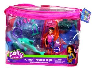 Mattel マテル社 Year 2006 Polly Pocket "So Hip Tropical Trips" Series 3-1/2 Inch Tall Doll Set - W｜ワールドセレクトショップ